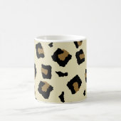 Leopardシームレスパターン コーヒーマグカップ (中央)