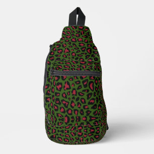 Leopardシームレスパターン スリングバッグ