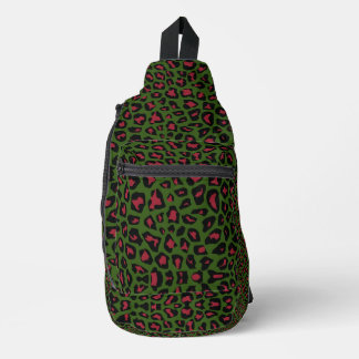Leopardシームレスパターン スリングバッグ