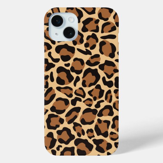 Leopardシームレスパターン Case-Mate iPhoneケース (裏面)