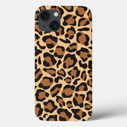 Leopardシームレスパターン Case-Mate iPhoneケース (裏面)