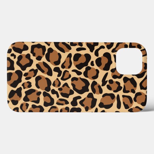 Leopardシームレスパターン Case-Mate iPhoneケース (裏面 (横))