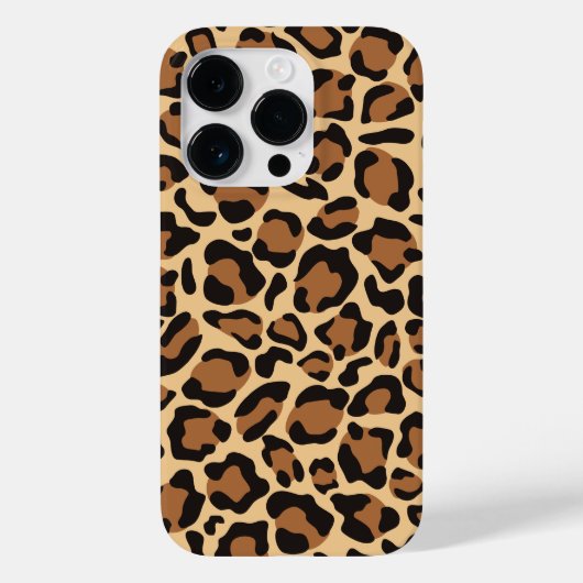 Leopardシームレスパターン Case-Mate iPhoneケース (裏面)