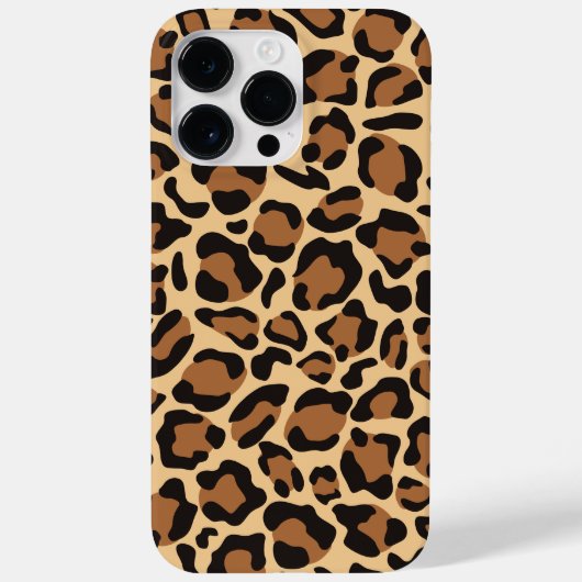 Leopardシームレスパターン Case-Mate iPhoneケース (裏面)