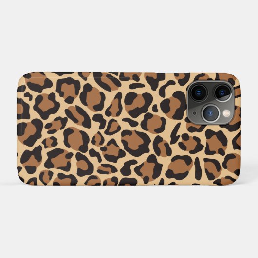 Leopardシームレスパターン Case-Mate iPhoneケース (裏面(横))