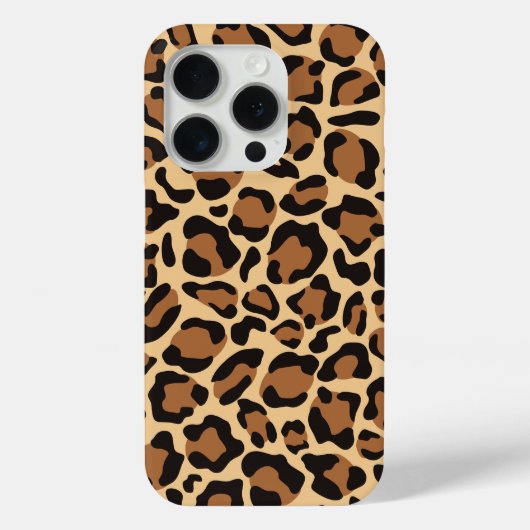 Leopardシームレスパターン Case-Mate iPhoneケース (裏面)