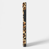 Leopardシームレスパターン iPhoneケース (左側面)