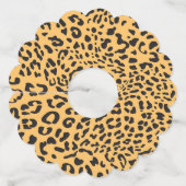 Leopardテクスチャ ワイングラスタグ (裏面)