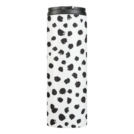 Leopardテクスチャ:ヴィンテージシームレスパターン。 タンブラー (裏面)