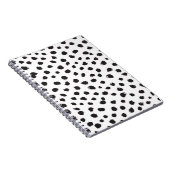 Leopardテクスチャ:ヴィンテージシームレスパターン。 ノートブック (右側)