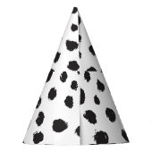 Leopardテクスチャ：ヴィンテージシームレスパターン。 パーティーハット (裏面)