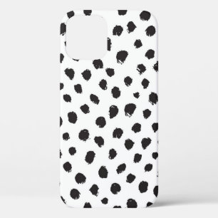 Leopardテクスチャ:ヴィンテージシームレスパターン。 iPhone 12ケース