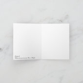 Leopardノートカード カード (内部)