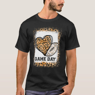 Leopardハートサッカーママとの試合日 Tシャツ