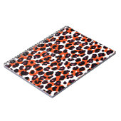 Leopardパタカラフルーン:シームレスデザイン。 ノートブック (左側)
