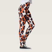 Leopardパタカラフルーン：シームレスデザイン。 レギンス (右)