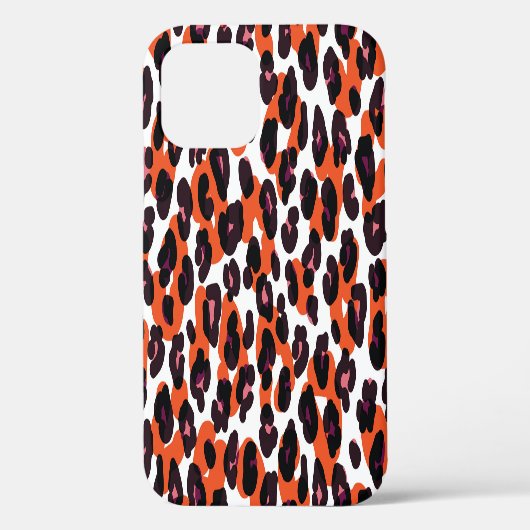 Leopardパタカラフルーン:シームレスデザイン。 Case-Mate iPhoneケース (裏面)