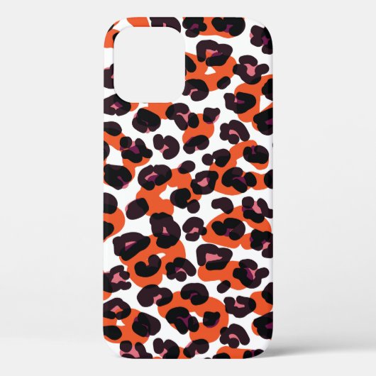 Leopardパタカラフルーン：シームレスデザイン。 Case-Mate iPhoneケース (裏面)