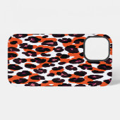 Leopardパタカラフルーン：シームレスデザイン。 iPhoneケース (裏面横)