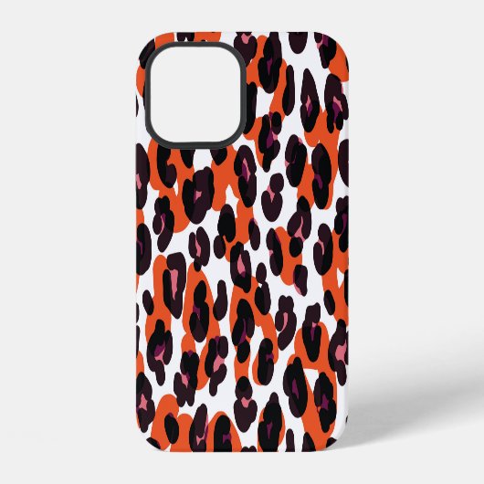 Leopardパタカラフルーン：シームレスデザイン。 iPhoneケース (裏面)