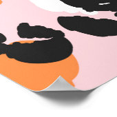 Leopardパターンはシームレス。クラシックleoテクスチャトル ポスター (角)