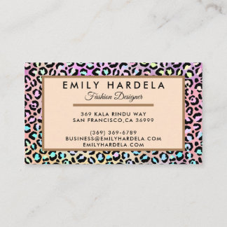 Leopardファッションデザイナー 名刺