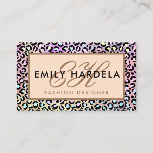 Leopardファッションデザイナー 名刺 (正面)