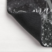 Leopardプリントとグリッター マウスパッド (コーナー)