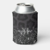 Leopardプリントとグリッター 缶クーラー (缶裏面)