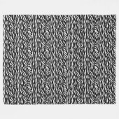 Leopardプリントアクセント フリースブランケット (正面(横))