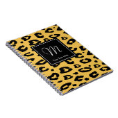 Leopardプリントノートブック |モノグラムアニマルプリント ノートブック (右側)