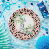 Leopardプリントパーティープレート ペーパープレート (パーティー)