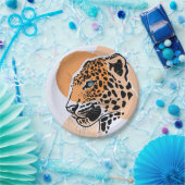 Leopardプリントパーティープレート ペーパープレート (パーティー)