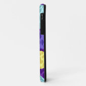 Leopardプリントビッグ水玉模様 |紫色の黄色い水色 Case-Mate iPhoneケース (裏面/左)