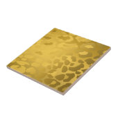 Leopardプリント入力金ゴールド タイル (側面)