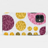 Leopardプリント水玉模様 |イエローピンクパープル Case-Mate iPhoneケース (裏面(横))