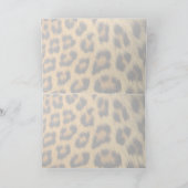 Leopardプリント誕生日カード カード (内部)
