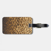 LeopardプリントXモノグラムイニシャルラゲージタグ ラゲッジタグ (裏面横)