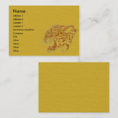 Leopardプロファイルカード 名刺 (正面/裏面)