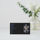 Leopardプロファイルカード 名刺 (スタンド正面)