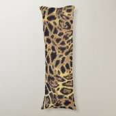Leopardポリエステル抱き枕（20 x 54インチ） ボディピロー (正面縦)