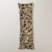 Leopardポリエステル抱き枕（20 x 54インチ） ボディピロー (裏面 (縦))