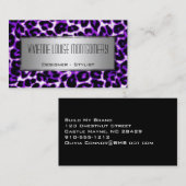 Leopard印モダン刷プロフェッショナル名刺 名刺 (正面/裏面)