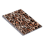 Leopard印刷パターン ノートブック (右側)