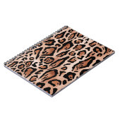 Leopard印刷パターン ノートブック (左側)