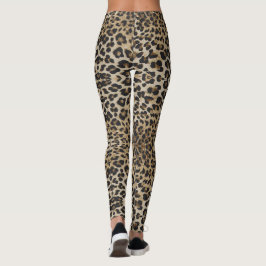 Leopard印刷ファンキーレギンス レギンス