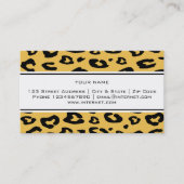 Leopard印刷名刺テンプレート 名刺 (正面)