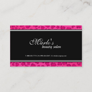 Leopard印刷名刺 名刺