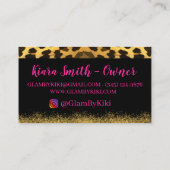 Leopard印刷名刺 名刺 (裏面)