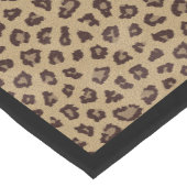 Leopard印縁ど刷 ロングテーブルランナー (コーナー)